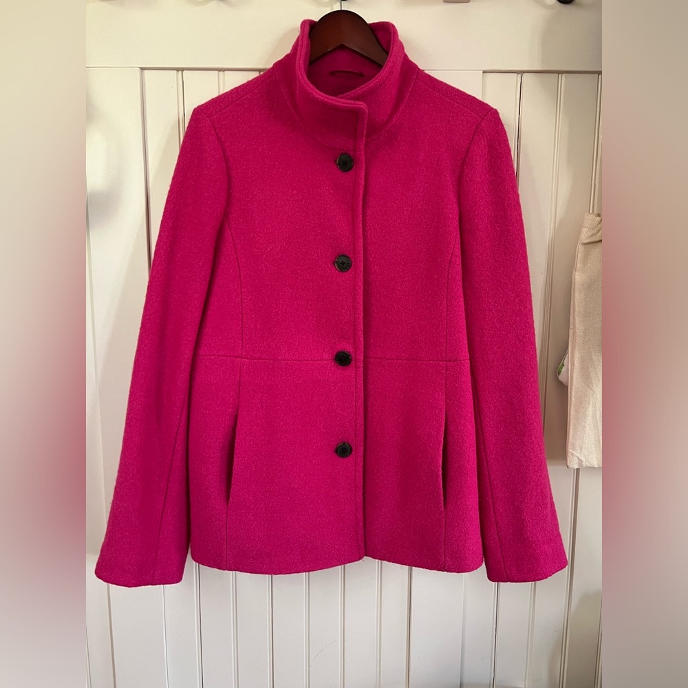 Women's Pink Wool Jacket